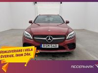 Begagnad Mercedes C220 AMG 194 HK (142 kW) 2018 Röd Kombi
