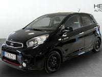 Begagnad Kia Picanto 84 HK (61 kW) 2015 Svart Halvkombi