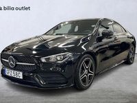 Begagnad Mercedes CLA200 AMG line 150 HK (110 kW) 2019 Svart Sedan