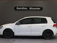 Begagnad VW Golf VI 102 HK (75 kW) 2008 Vit Halvkombi