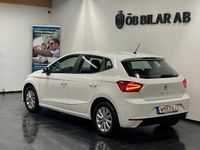Begagnad Seat Ibiza Style 90 HK (66 kW) 2019 Vit Halvkombi