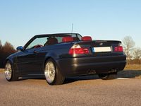 begagnad BMW M3 Cabriolet E46 Individual Imola Röd Manuell Växellåda Lågmil