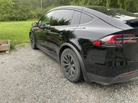 begagnad Tesla Model X 100D LR AWD FSD luftfjädring låga mil