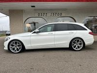 Begagnad Mercedes C220 Avantgarde 170 HK (125 kW) 2015 Vit Kombi