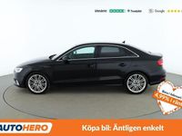 Begagnad Audi A3 Sport 151 HK (111 kW) 2017 Svart Sedan