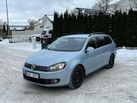 Begagnad VW Golf VI 102 HK (75 kW) 2010 Ljusblå Halvkombi