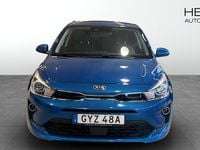 Begagnad Kia Rio Advance 101 HK (74 kW) 2021 Blå Halvkombi