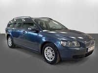 Begagnad Volvo V50 Kinetic 125 HK (91 kW) 2006 Barents blue metallic Kombi