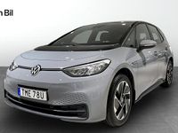 Begagnad VW ID.3 Pro Performance 150 kW (204 HK) 2022 Moonstone grey black Halvkombi