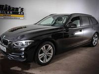 Begagnad BMW 320 Sport Line 164 HK (120 kW) 2018 Svart Kombi