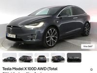 Begagnad Tesla Model X 311 kW (423 HK) 2019 Grå SUV
