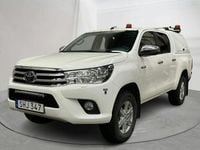 Begagnad Toyota HiLux 150 HK (110 kW) 2018 Vit Pickup