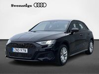 Begagnad Audi A3 Proline 150 HK (110 kW) 2022 Svart Sedan