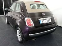 begagnad Fiat 500C 500 C1.2 8V Lounge Cabriolet PDC ACC 2014, Cab