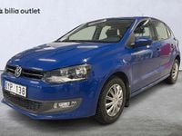 Begagnad VW Polo 86 HK (63 kW) 2011 Blå Halvkombi