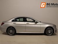 Begagnad Mercedes C220 AMG line 170 HK (125 kW) 2015 Silver Sedan