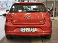 begagnad VW Polo 5-dörrar 1.2 TSI Euro 6| Låga mil| SoV| BT 2017, Halvkombi