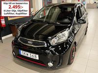 Begagnad Kia Picanto Edition 7 67 HK (49 kW) 2015 Svart Halvkombi