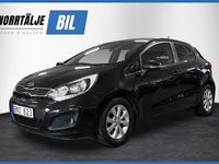 Begagnad Kia Rio 90 HK (66 kW) 2012 Svart Halvkombi