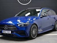 Begagnad Mercedes C220 AMG 200 HK (147 kW) 2021 Blå Kombi