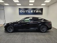 Begagnad Tesla Model S Long Range AWD 311 kW (423 HK) 2019 Svart Halvkombi