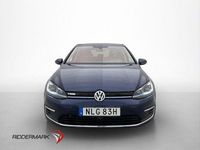 Begagnad VW e-Golf 100 kW (136 HK) 2020 Blå Halvkombi