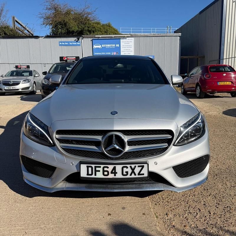 Used Mercedes C220 AMG Line Premium 2015 Silver Sedan