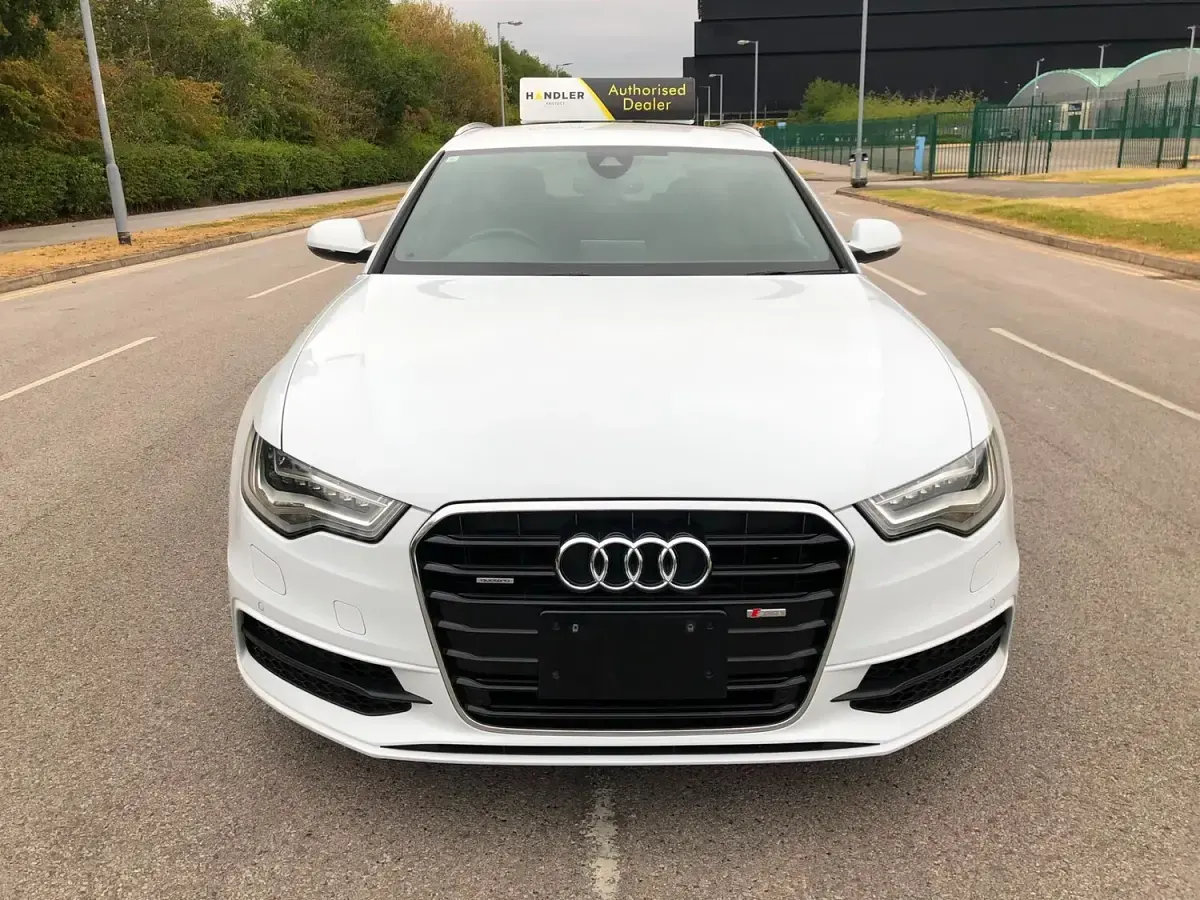 Used Audi A6 S-Line 204 HP (150 kW) 2013 White Estate
