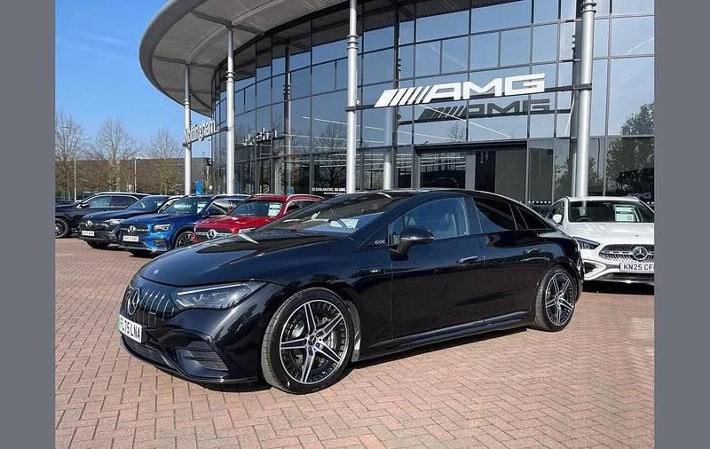Used Mercedes EQE AMG 53 Night 459 kW (625 HP) 2025 Obsidian black Sedan