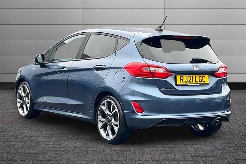 Used Ford Fiesta ST-Line X 125 HP (91 kW) 2021 Chrome blue Hatchback