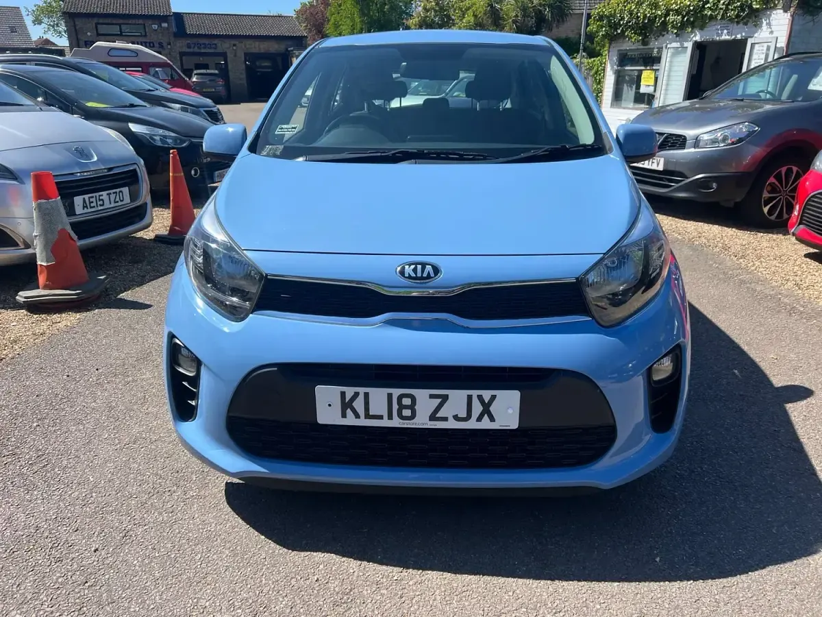 Used Kia Picanto 2018 Blue Hatchback