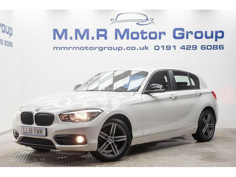 Used BMW 118 Sport Line 2018 White Hatchback