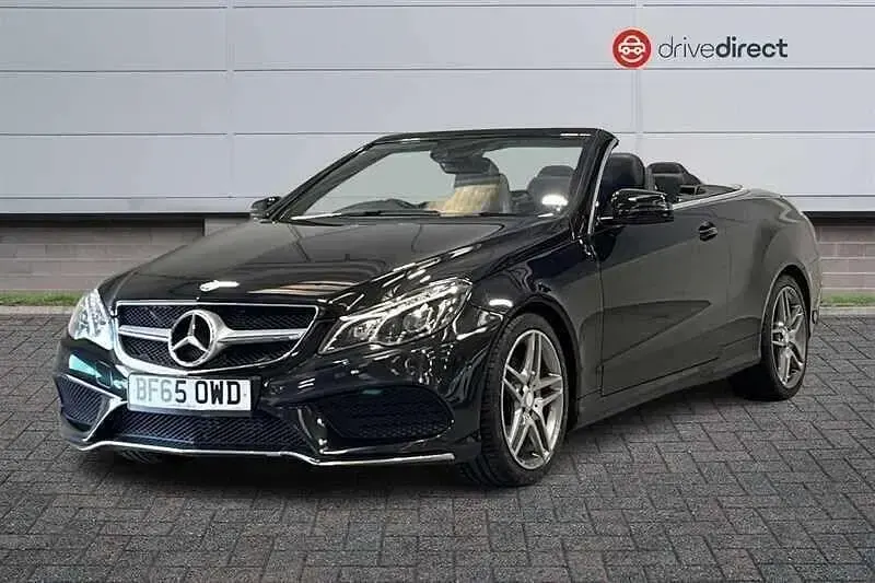 Usado Mercedes E350 AMG line 258 CV (189 kW) 2015 Negro Descapotable