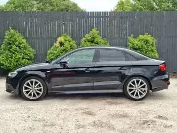 Used Audi A3 Black Edition 150 HP (110 kW) 2017 Black Sedan