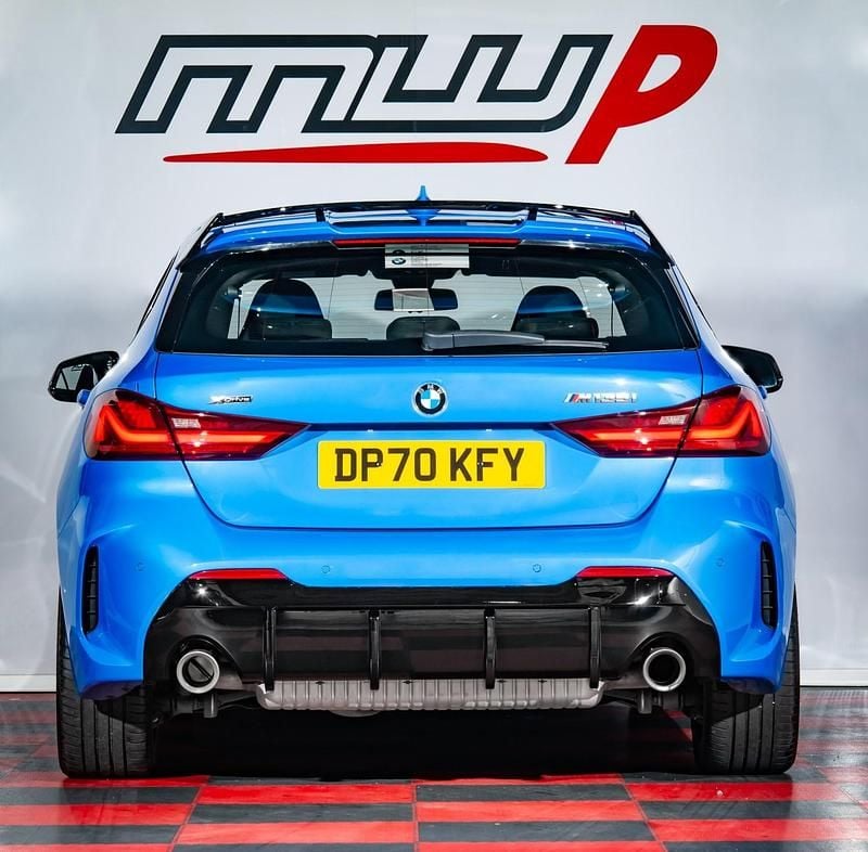 Used BMW M135 Performance 300 HP (220 kW) 2020 Blue Hatchback