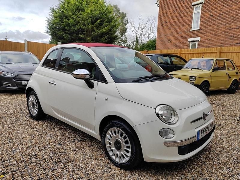White Used 2012 Fiat 500 Pop Cabriolet | £3,850 (Good price) - Image 1/1