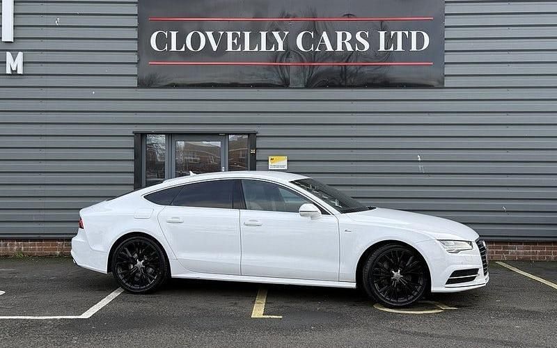 Used Audi A7 Sportback S-Line 218 HP (160 kW) 2016 White Hatchback