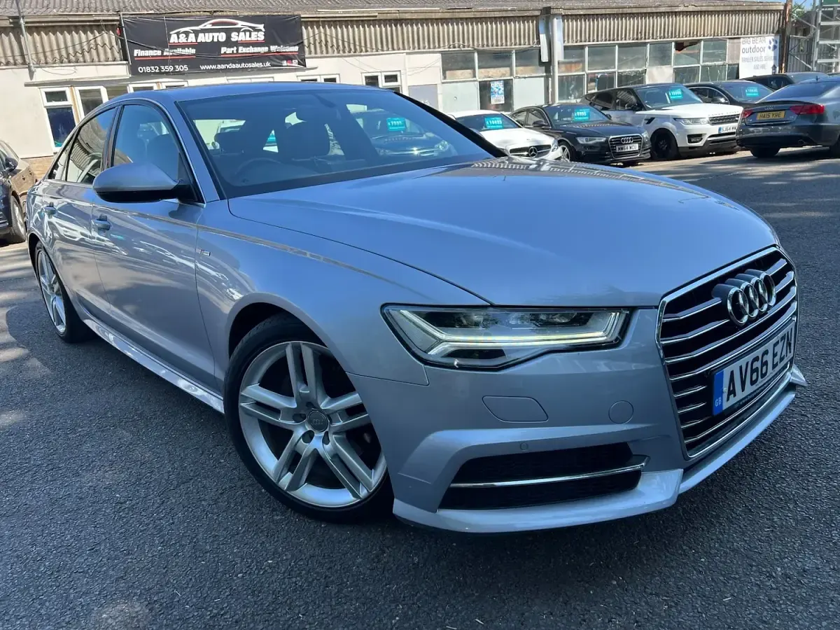 Used Audi A6 S-Line 190 HP (139 kW) 2016 Silver Sedan