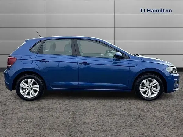 Used VW Polo SE 80 HP (58 kW) 2020 Blue Hatchback