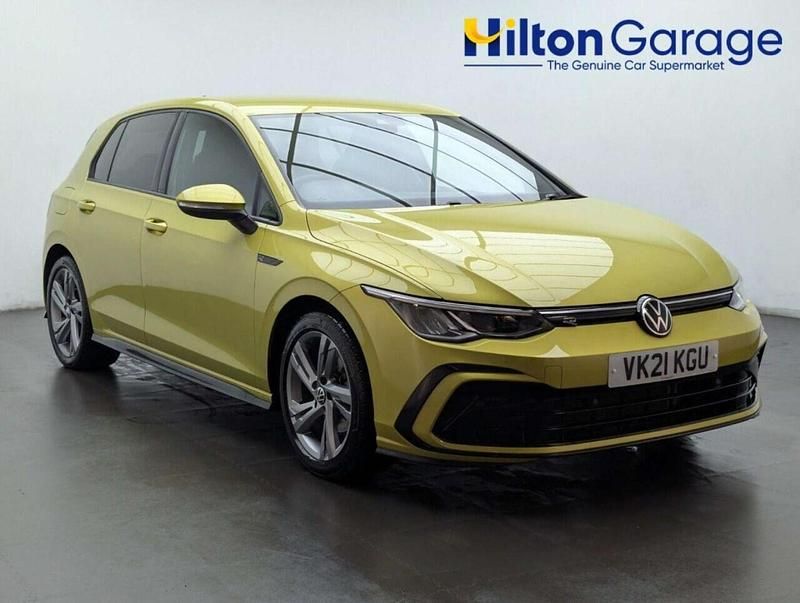 Used VW Golf VIII R-line 150 HP (110 kW) 2021 Yellow Hatchback