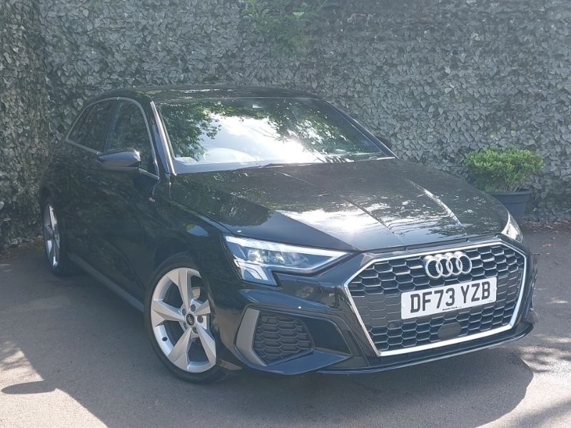 Black Used 2024 Audi A3 S-Line Hatchback | £22,998 (Fair price) - Image 1/4