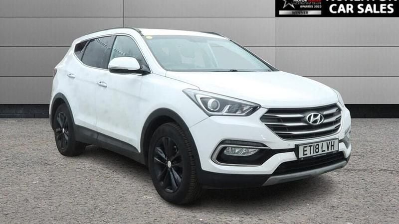 Used Hyundai Santa Fe Premium 200 HP (147 kW) 2018 White SUV