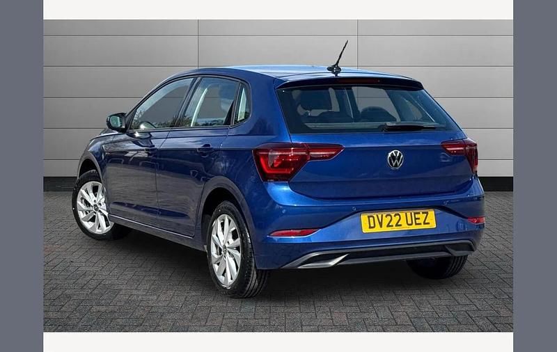 Used VW Polo Style 95 HP (69 kW) 2022 Blue Hatchback