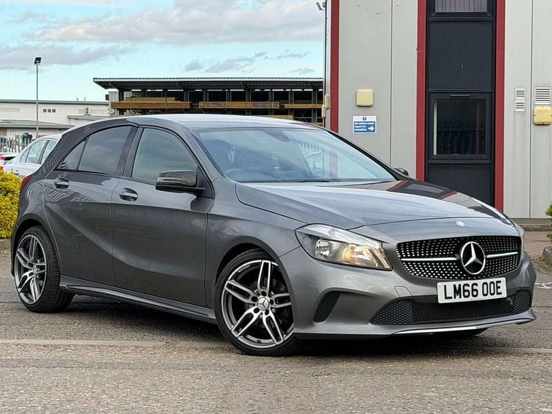 Used Mercedes A180 AMG line 109 HP (80 kW) 2016 Grey Hatchback