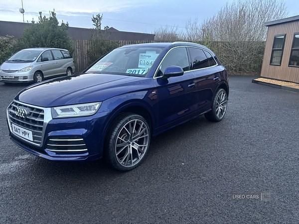 Used Audi Q5 S-Line 190 HP (139 kW) 2017 Blue SUV