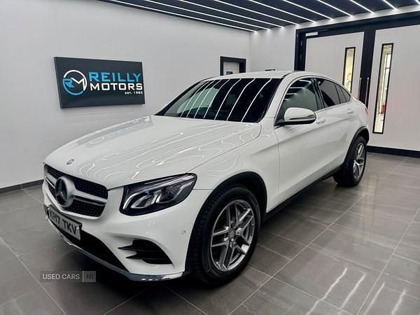 White Used 2017 Mercedes GLC220 AMG line Coupe | £19,895 (Fair price) - Image 1/4