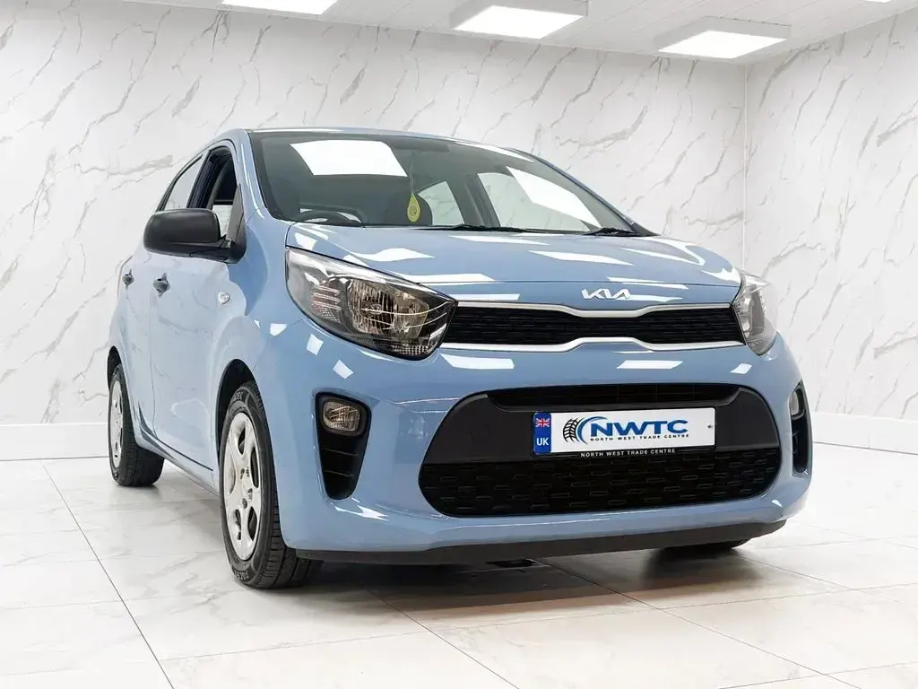 Used Kia Picanto 2021 Blue Hatchback