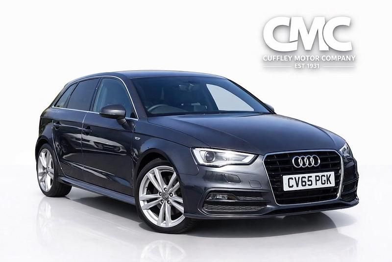 Used Audi A3 Sportback S-Line 125 HP (91 kW) 2015 Grey Hatchback