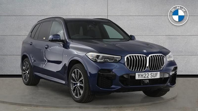 Blue Used 2022 BMW X5 M Sport SUV | £41,990 (Super price) - Image 1/4