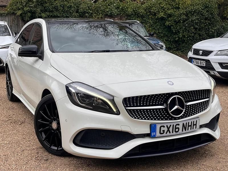 White Used 2016 Mercedes A200 AMG line Hatchback | £12,990 (A bit pricey) - Image 1/4